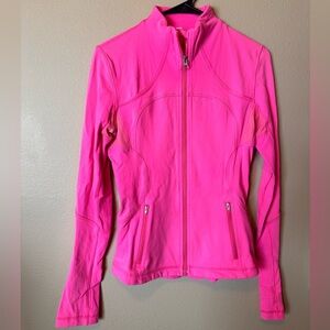 RARE Vintage Lululemon Define Jacket Neon Vibrant Pink|Size 6